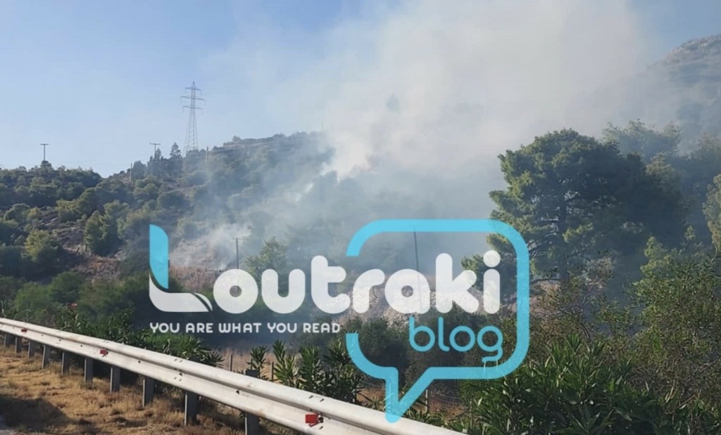 Φωτιά κοντά στον Ισθμό Κορίνθου – Συναγερμός στην Πυροσβεστική